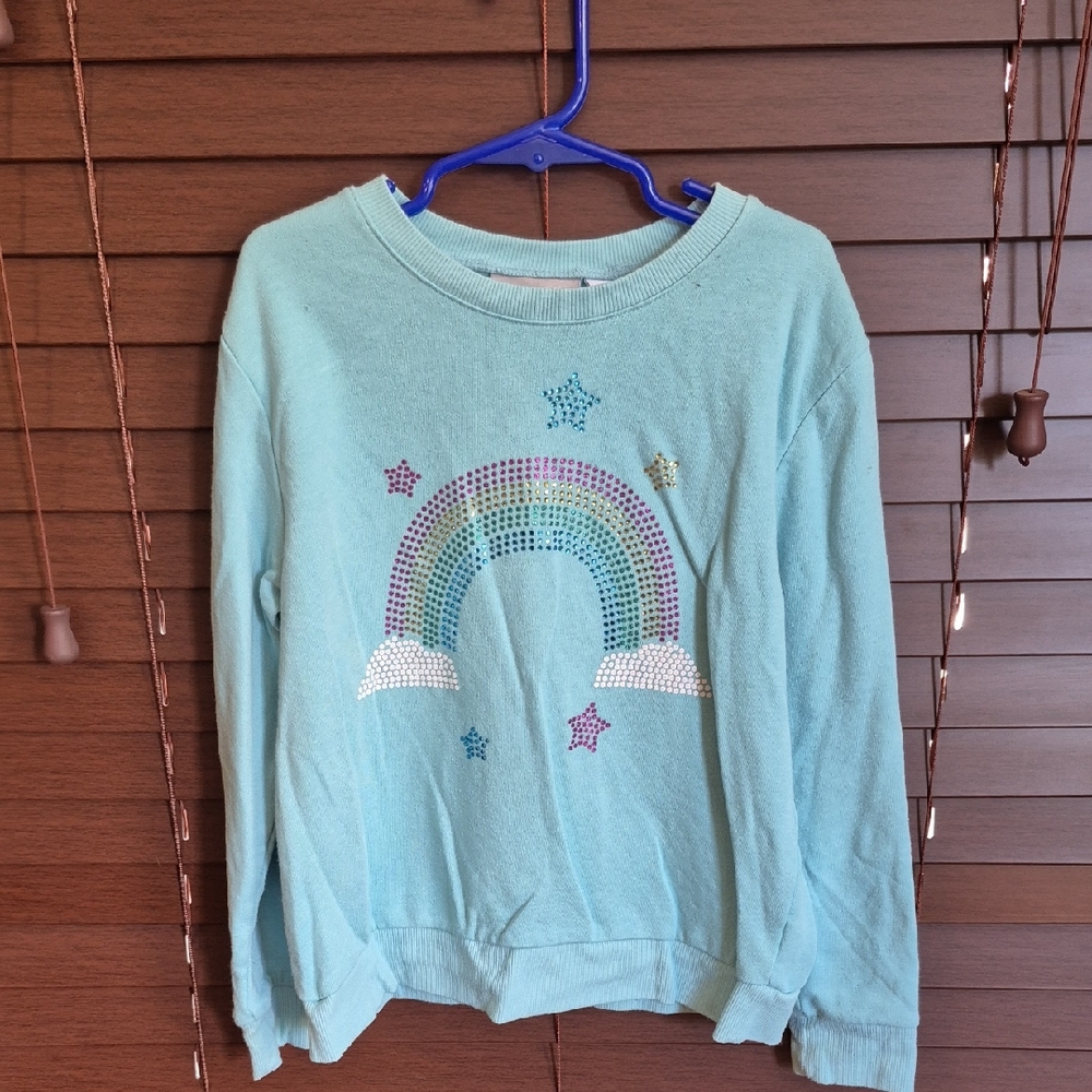 Place Aqua Rainbow Sweatshirt